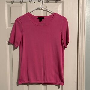 Ann Taylor Pink Short Sleeve Tee